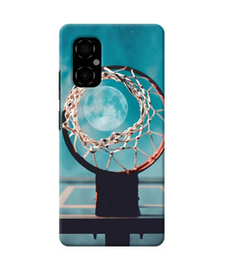 Basket ball moon Poco M4 5G Back Cover