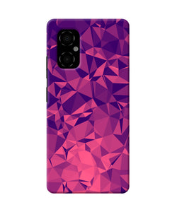 Abstract red blue shine Poco M4 5G Back Cover