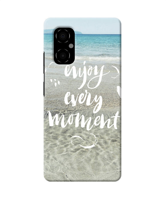 Enjoy every moment sea Poco M4 5G Back Cover