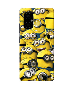 Minions crowd Poco M4 5G Back Cover