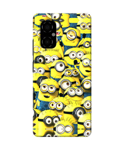 Minions mini crowd Poco M4 5G Back Cover