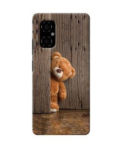 Teddy wooden Poco M4 5G Back Cover