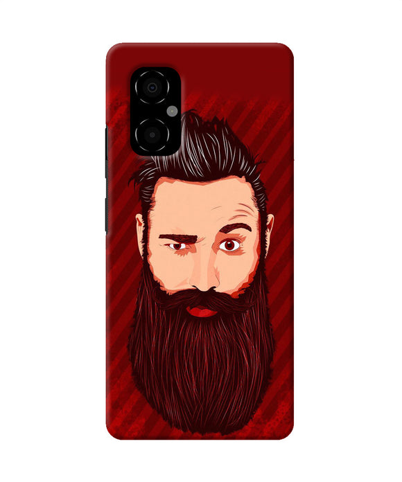 Beardo character Poco M4 5G Back Cover