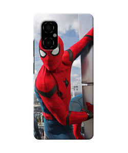 Spiderman on the wall Poco M4 5G Back Cover