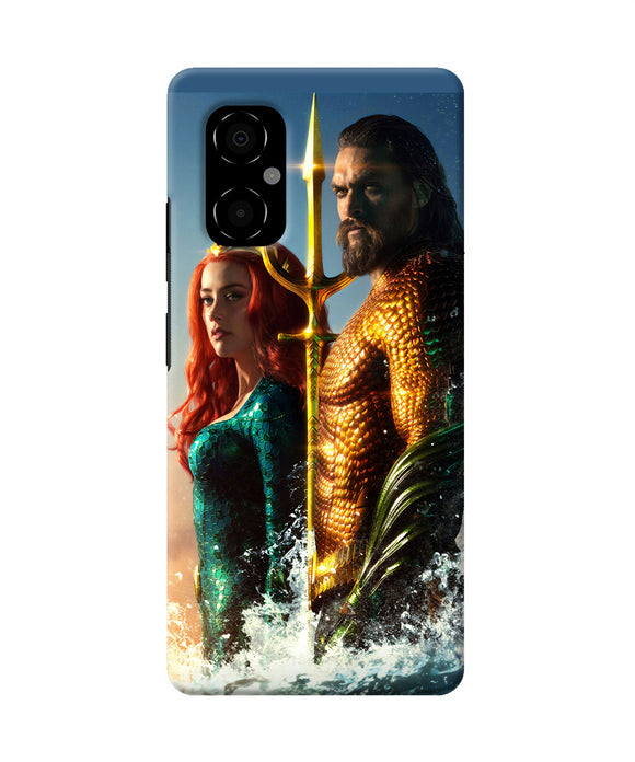 Aquaman couple Poco M4 5G Back Cover