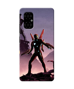 Ironman on planet Poco M4 5G Back Cover