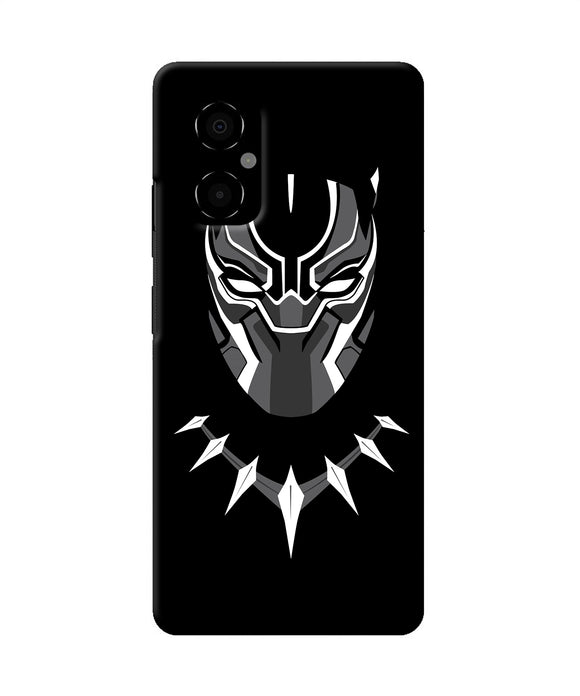 Black penthon cartoon Poco M4 5G Back Cover