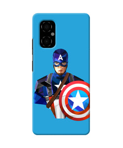 Captain america character Poco M4 5G Back Cover