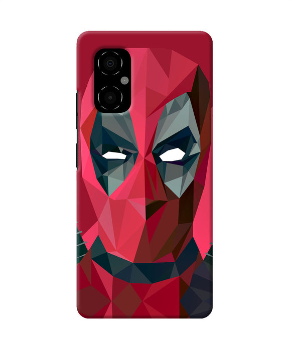 Abstract deadpool full mask Poco M4 5G Back Cover