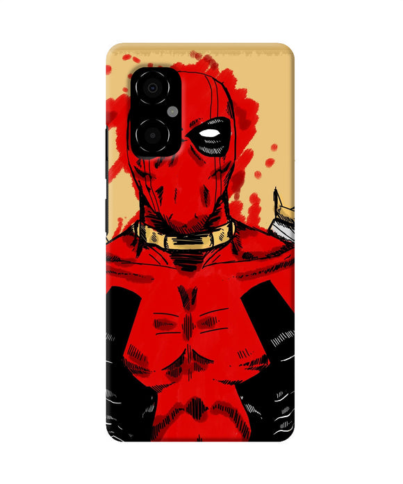 Blooded deadpool Poco M4 5G Back Cover