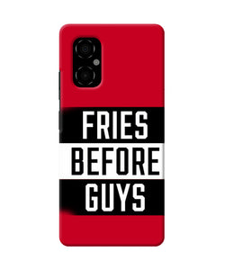 Fries before guys quote Poco M4 5G Back Cover