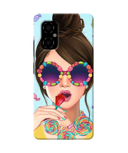 Fashion girl Poco M4 5G Back Cover