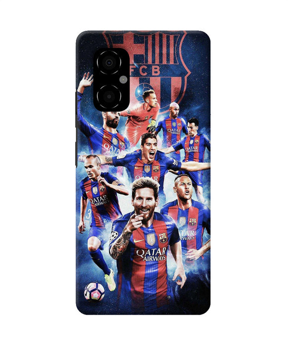 Messi FCB team Poco M4 5G Back Cover