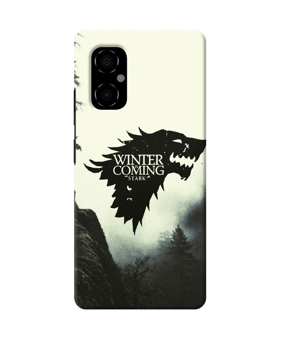 Winter coming stark Poco M4 5G Back Cover