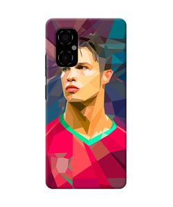 Abstract ronaldo Poco M4 5G Back Cover