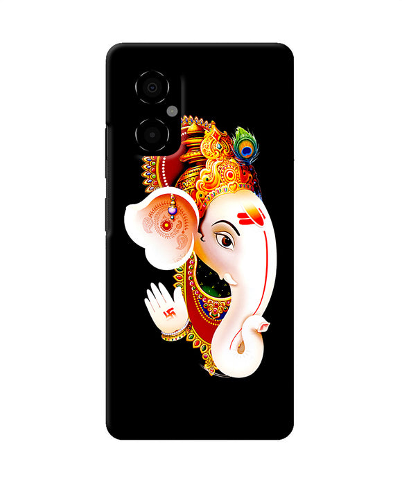 Lord ganesh face Poco M4 5G Back Cover