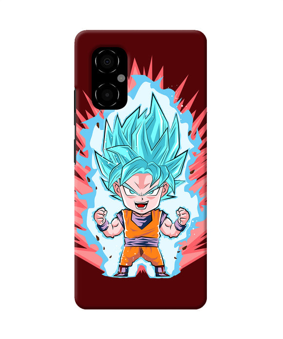 Goku little character Poco M4 5G Back Cover