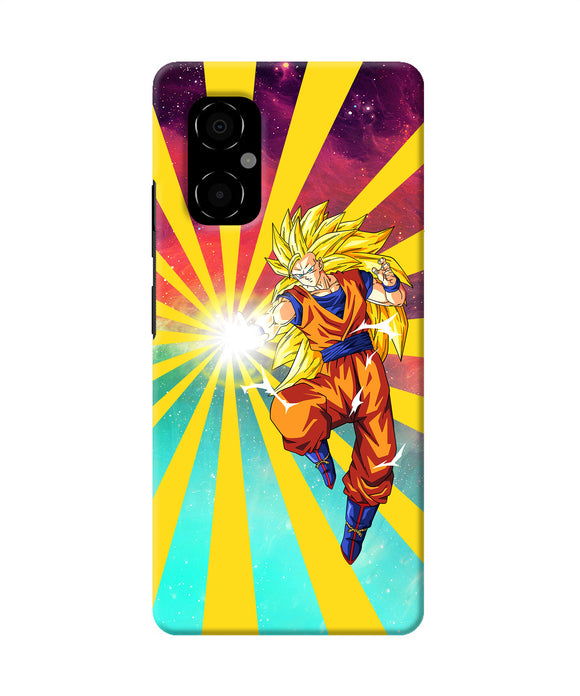 Goku super saiyan Poco M4 5G Back Cover