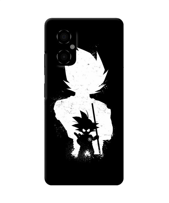Goku night little character Poco M4 5G Back Cover