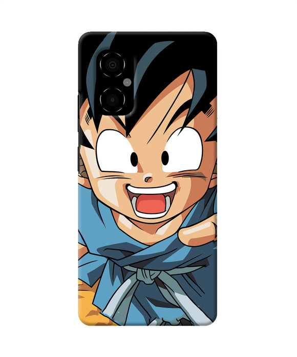 Goku z character Poco M4 5G Back Cover