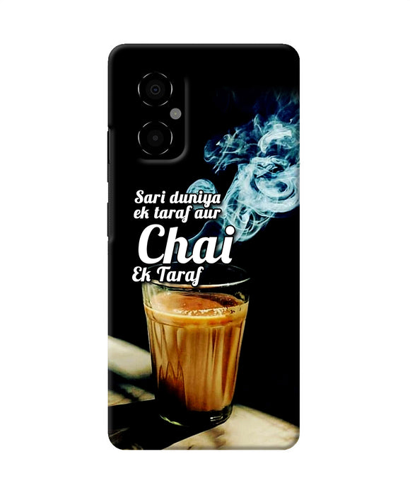 Chai ek taraf quote Poco M4 5G Back Cover