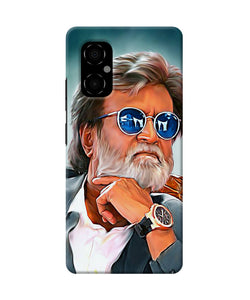 Rajnikant painting Poco M4 5G Back Cover