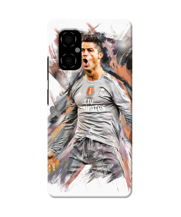Ronaldo poster Poco M4 5G Back Cover