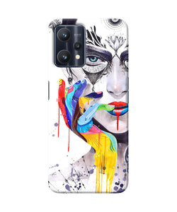 Girl color hand Realme 9 Pro 5G Back Cover