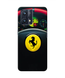 Ferrari Steeriing Wheel Realme 9 Pro+ 5G Real 4D Back Cover