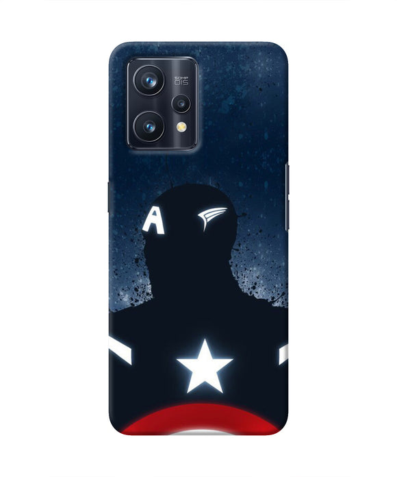 Captain america Shield Realme 9 Pro+ 5G Real 4D Back Cover