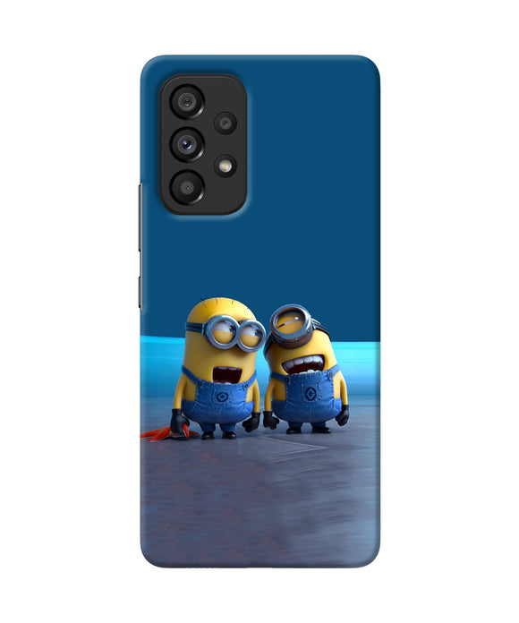 Minion Laughing Samsung A53 5G Back Cover