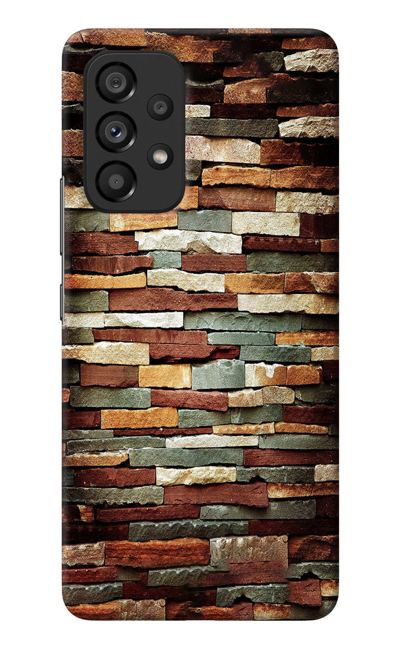 Bricks Pattern Samsung A53 5G Back Cover