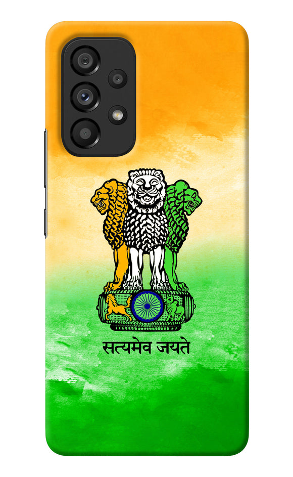 Satyamev Jayate Flag Samsung A53 5G Back Cover