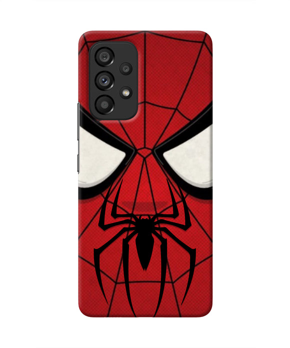 Spiderman Face Samsung A53 5G Real 4D Back Cover