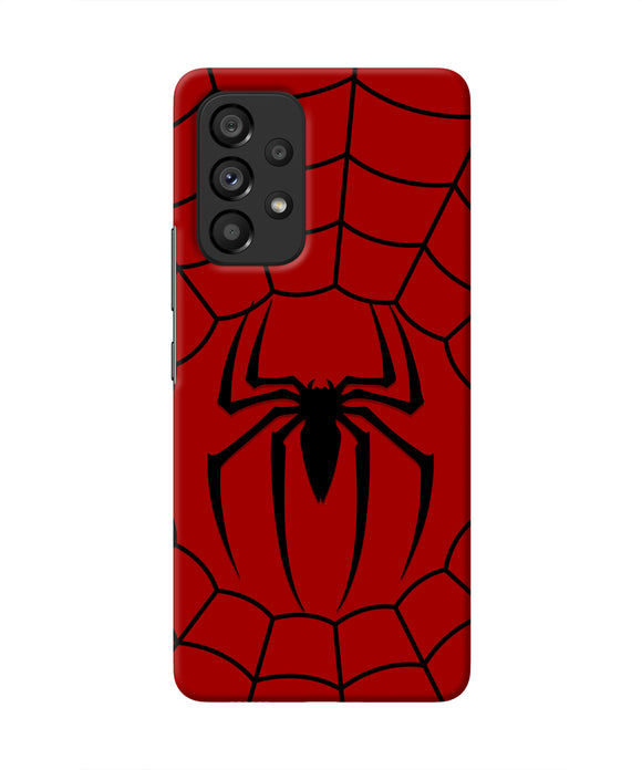 Spiderman Web Samsung A53 5G Real 4D Back Cover