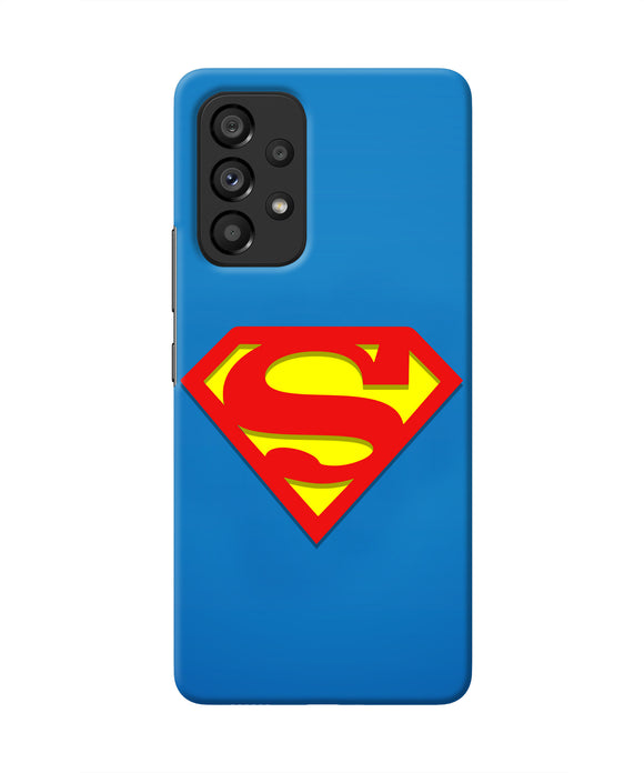 Superman Blue Samsung A53 5G Real 4D Back Cover