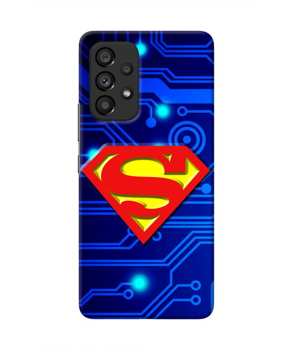 Superman Abstract Samsung A53 5G Real 4D Back Cover