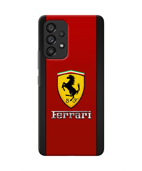 Ferrari Abstract Samsung A53 5G Real 4D Back Cover