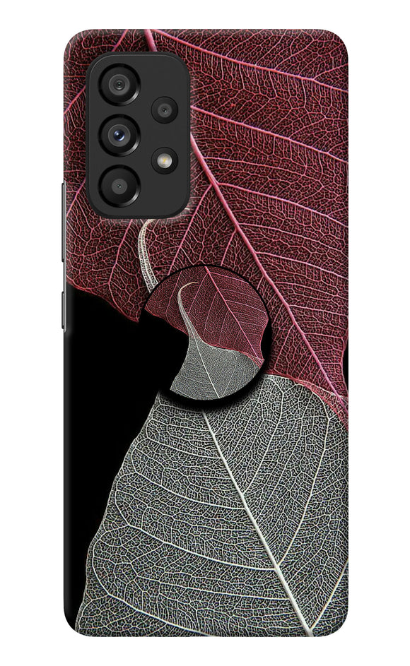 Leaf Pattern Samsung A53 5G Pop Case