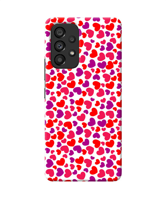 Heart print Samsung A53 5G Back Cover