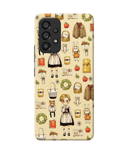 Canvas girl print Samsung A53 5G Back Cover