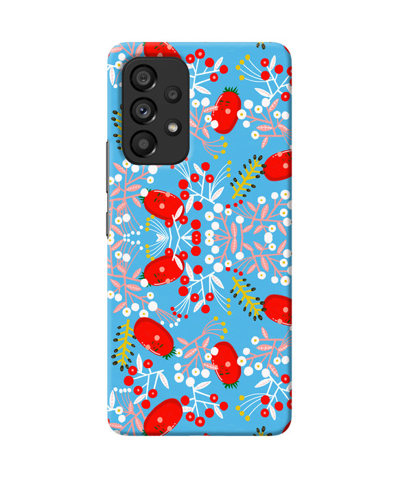 Small red animation pattern Samsung A53 5G Back Cover