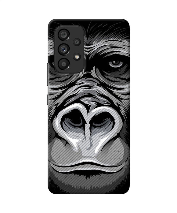 Black chimpanzee Samsung A53 5G Back Cover