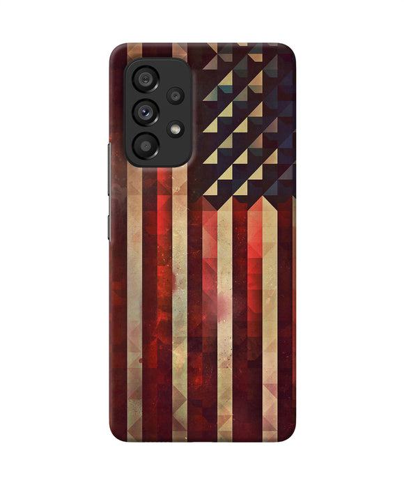 Vintage US flag Samsung A53 5G Back Cover