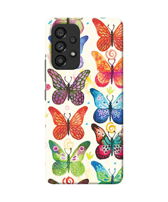 Abstract butterfly print Samsung A53 5G Back Cover