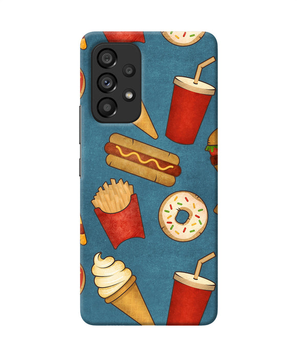 Abstract food print Samsung A53 5G Back Cover