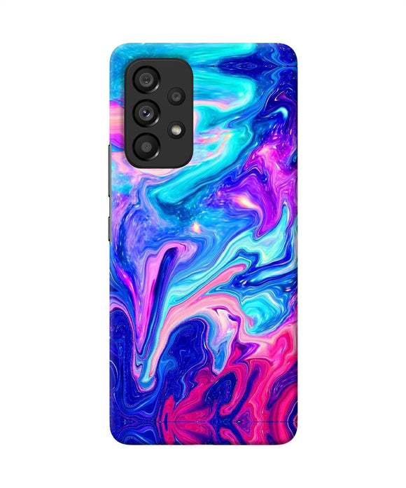 Abstract colorful water Samsung A53 5G Back Cover