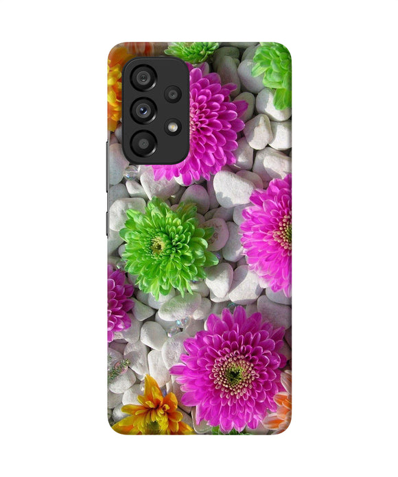 Natural flower stones Samsung A53 5G Back Cover