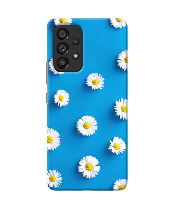 White flowers Samsung A53 5G Back Cover