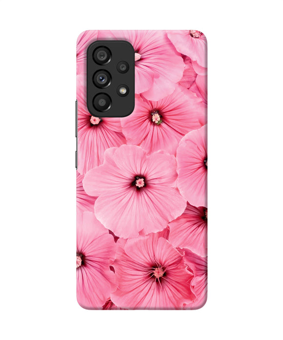 Pink flowers Samsung A53 5G Back Cover